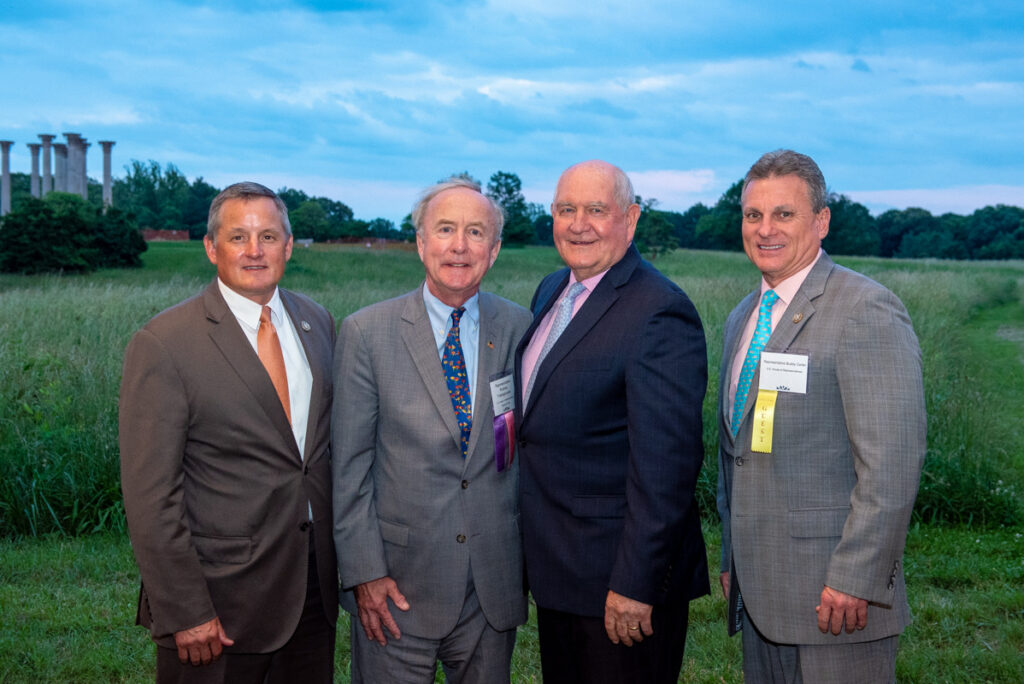 usda officials at the dinner under the stars