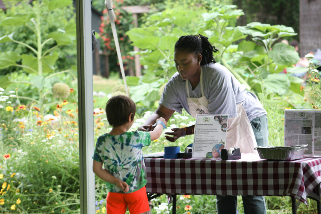 kids activities during the washington youth garden 50th anniversary birthday party