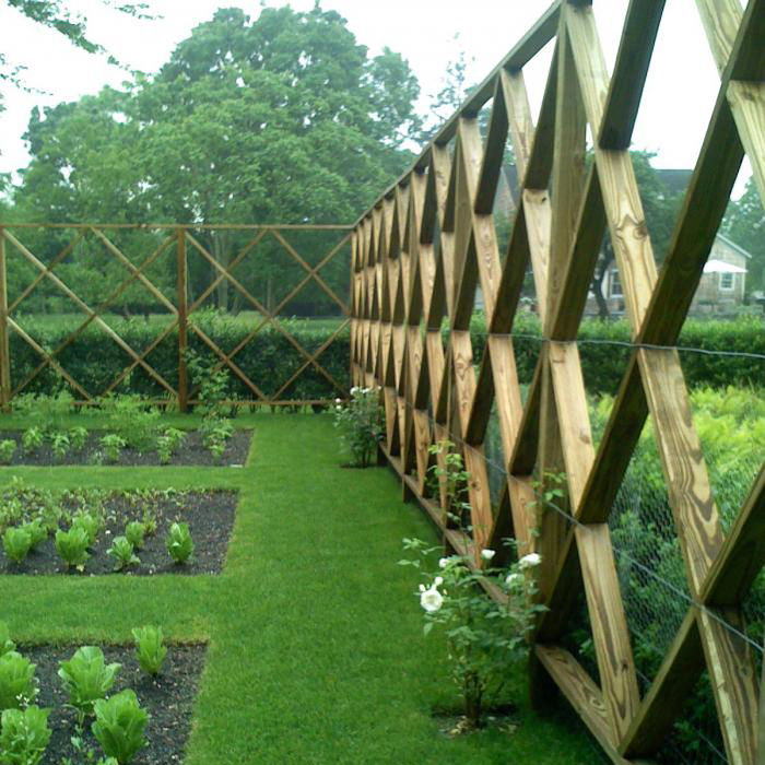 garden redesign concept image of the new fence