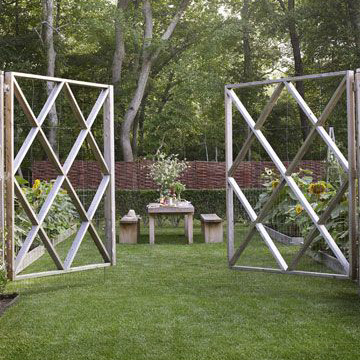 garden redesign concept image of the new fence