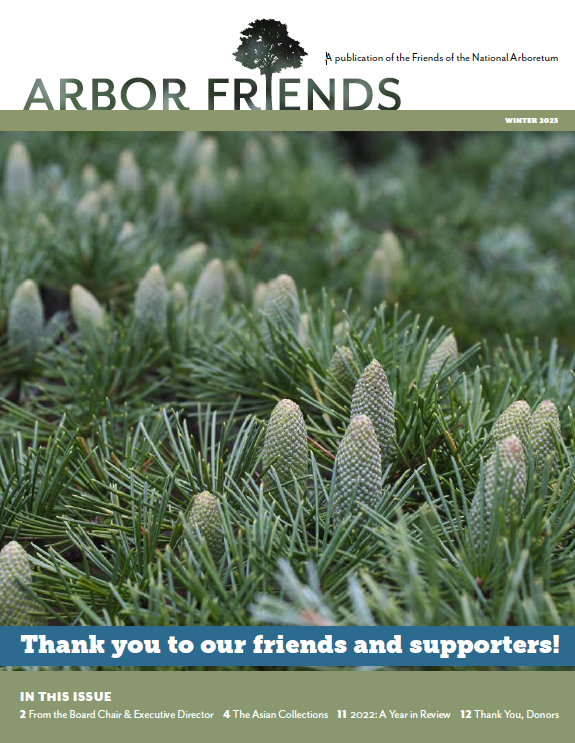 Winter 2023 Arbor Friends cover