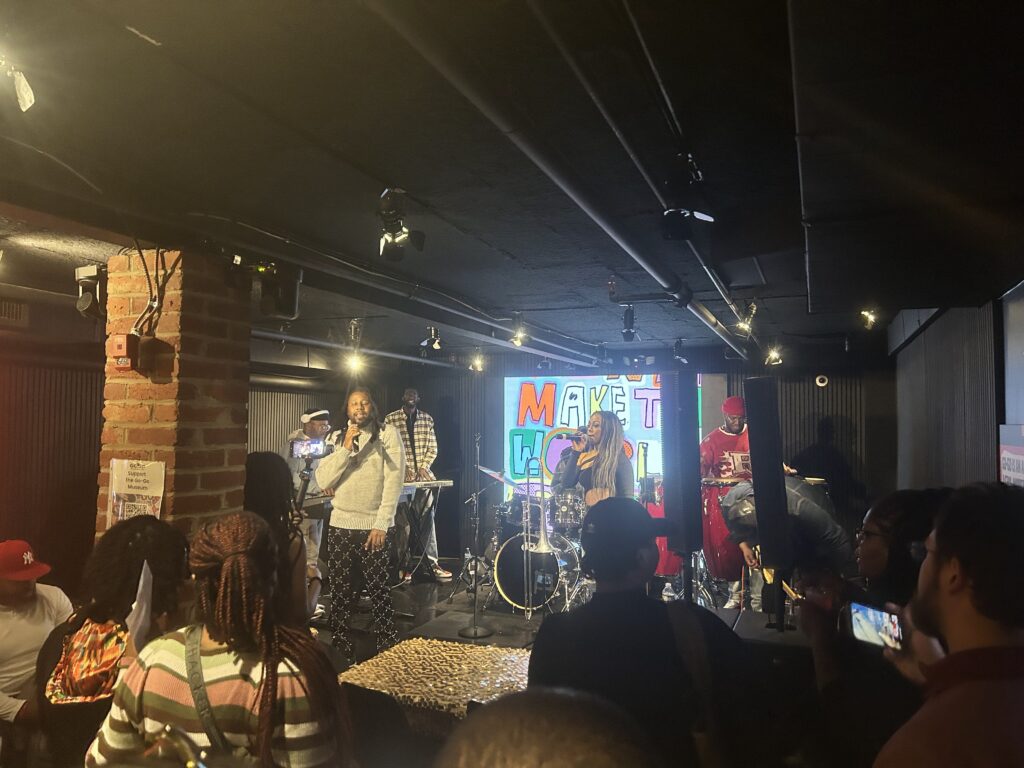 Band performs at Anacostia River Outdoor Volunteer Adventure Trail Party